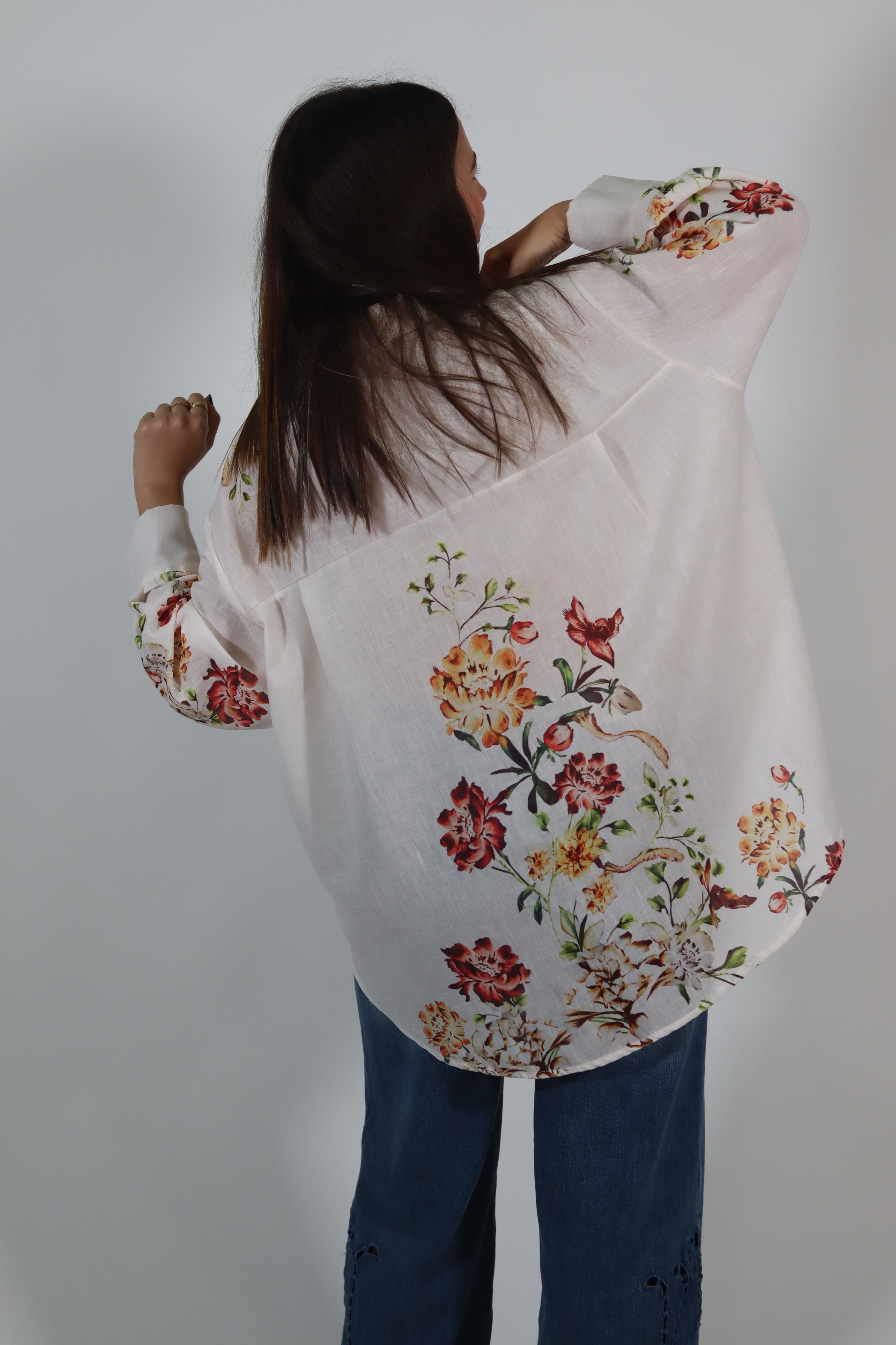 Camisa florinhas pequenas