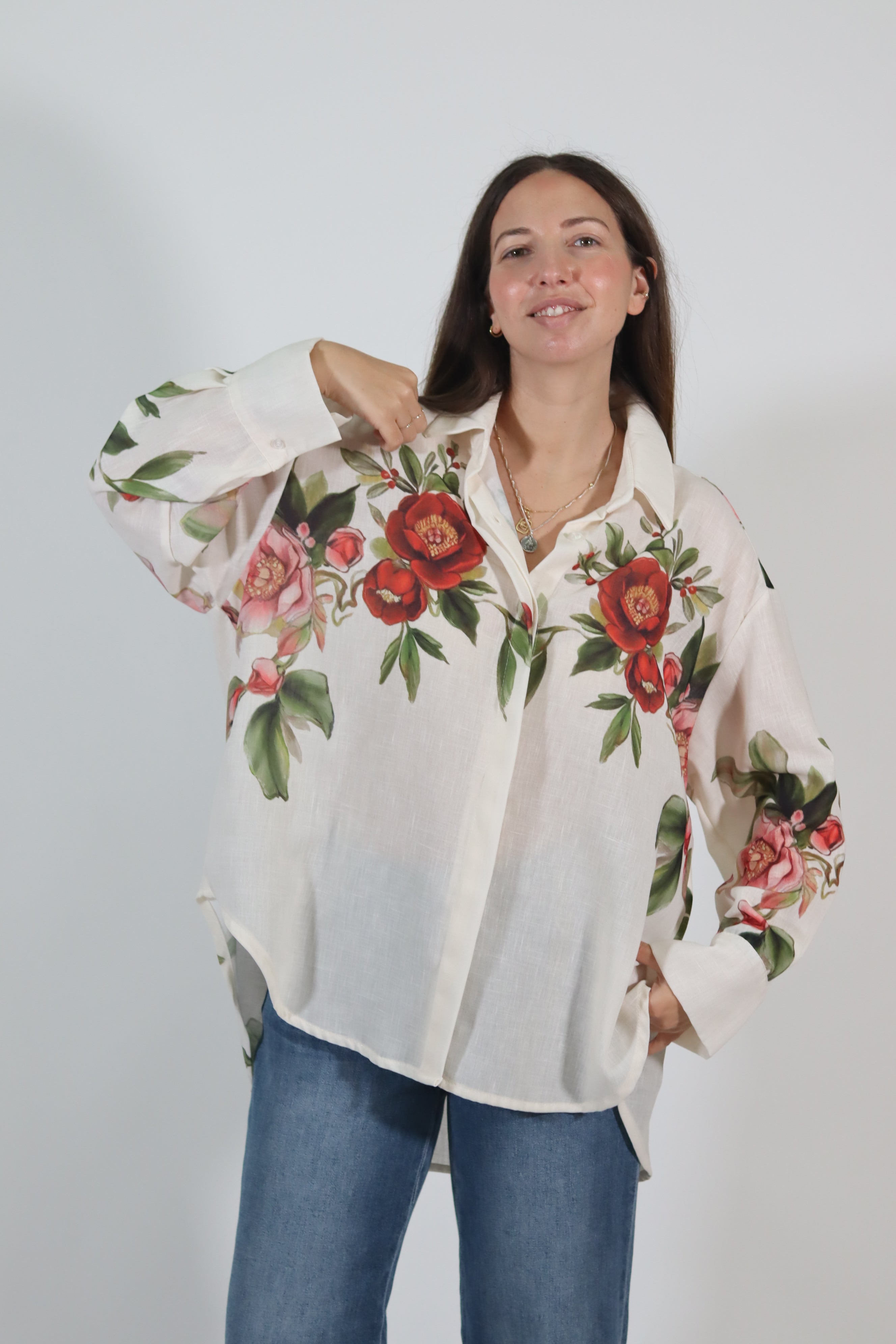 Camisa flores
