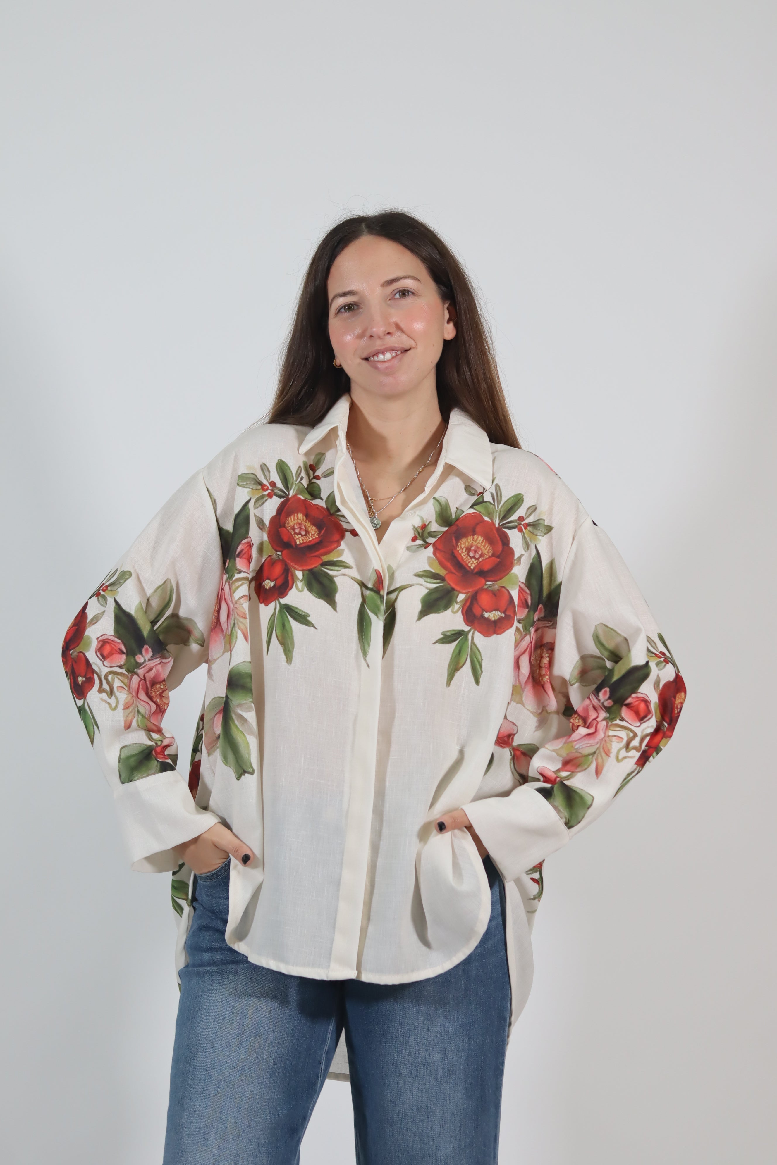 Camisa flores