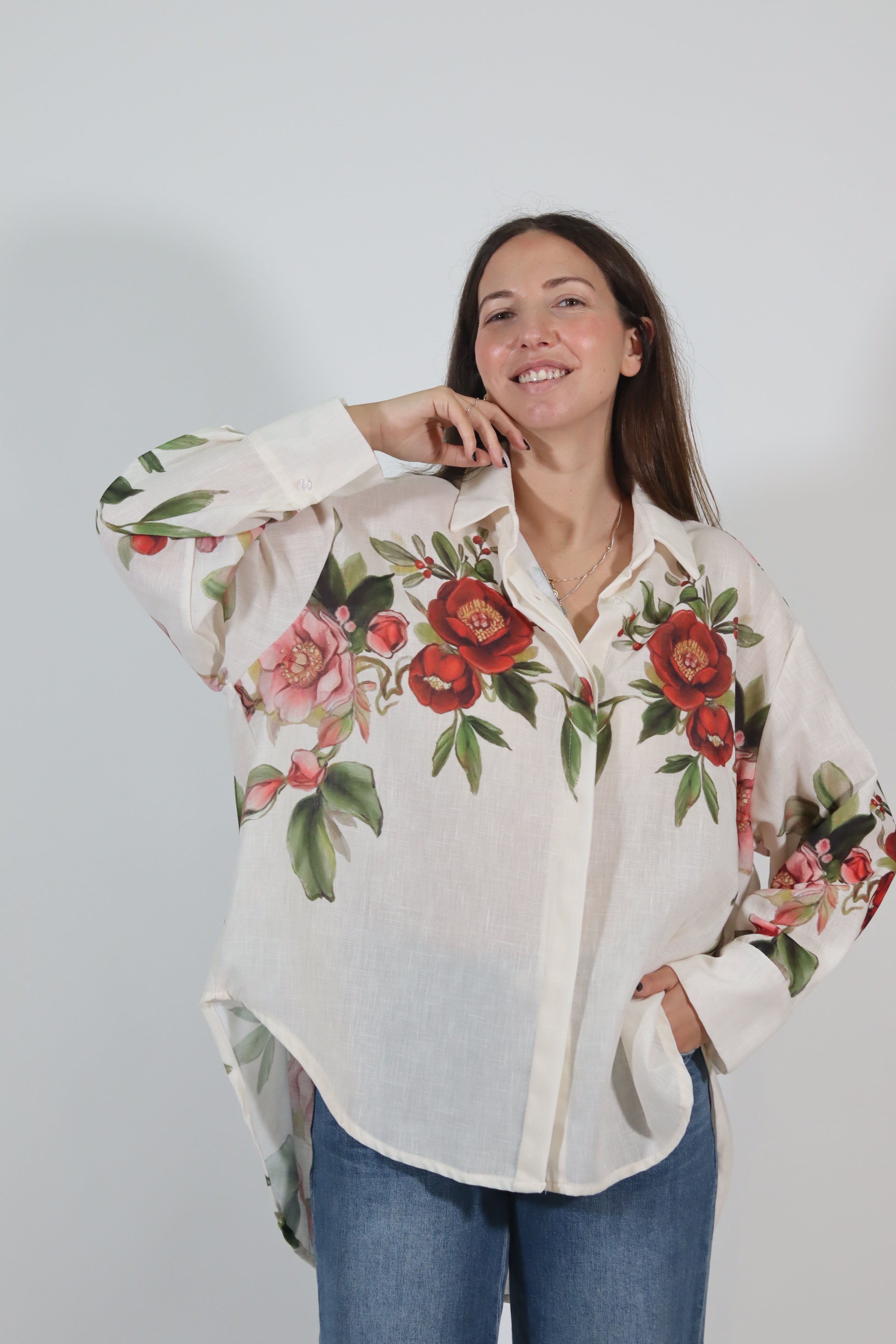 Camisa flores