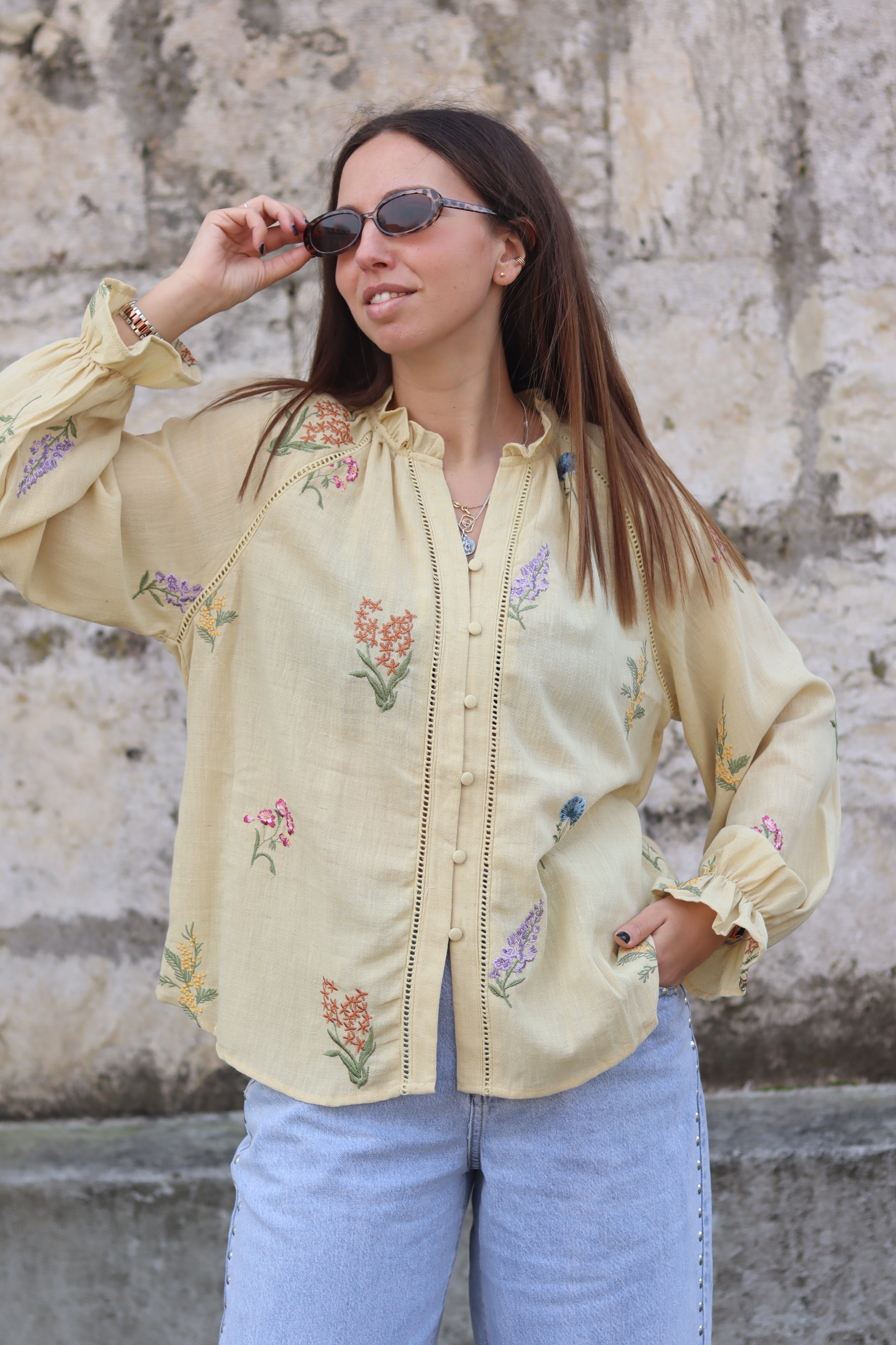 Blusa bordados