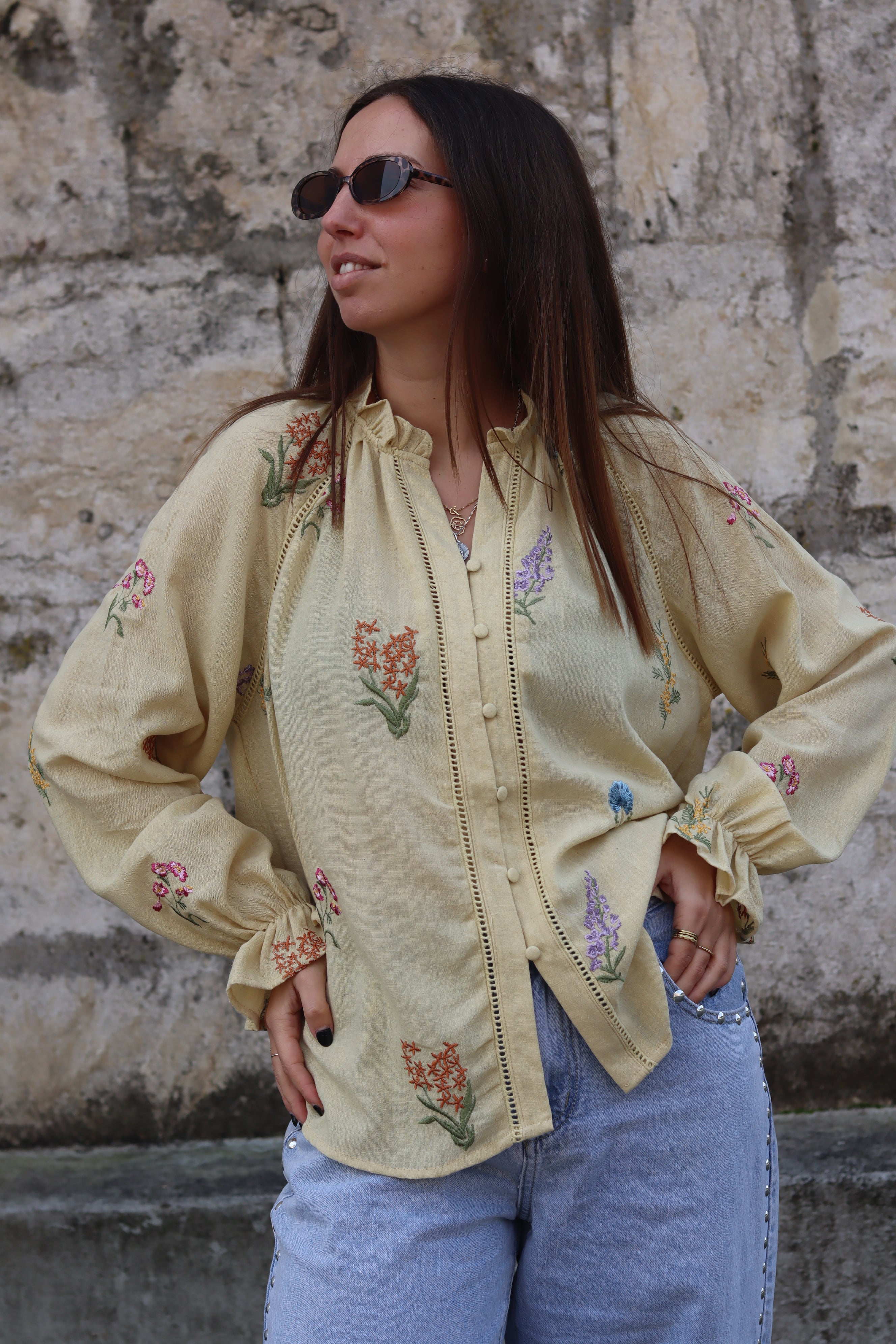 Blusa bordados
