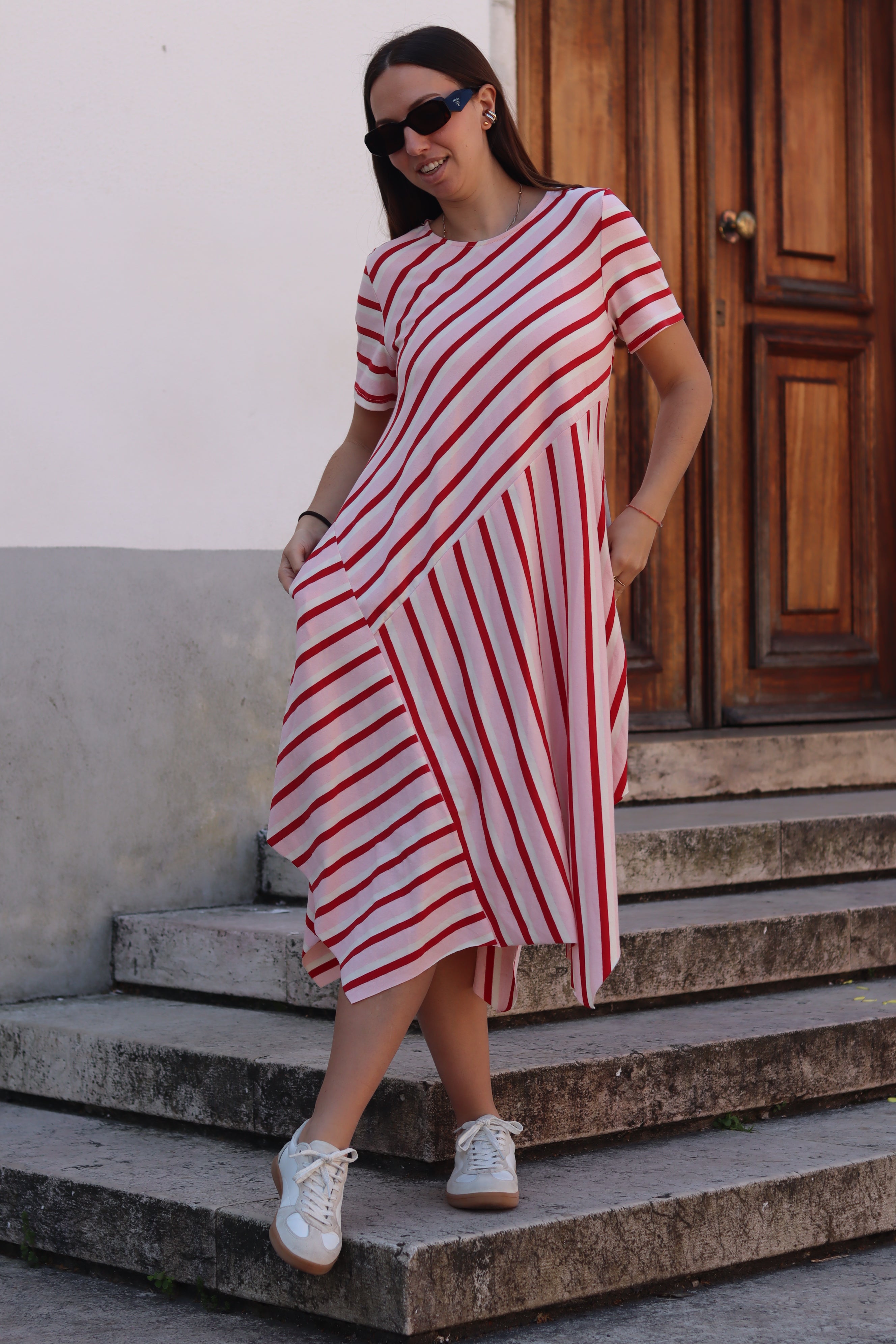 Vestido riscas