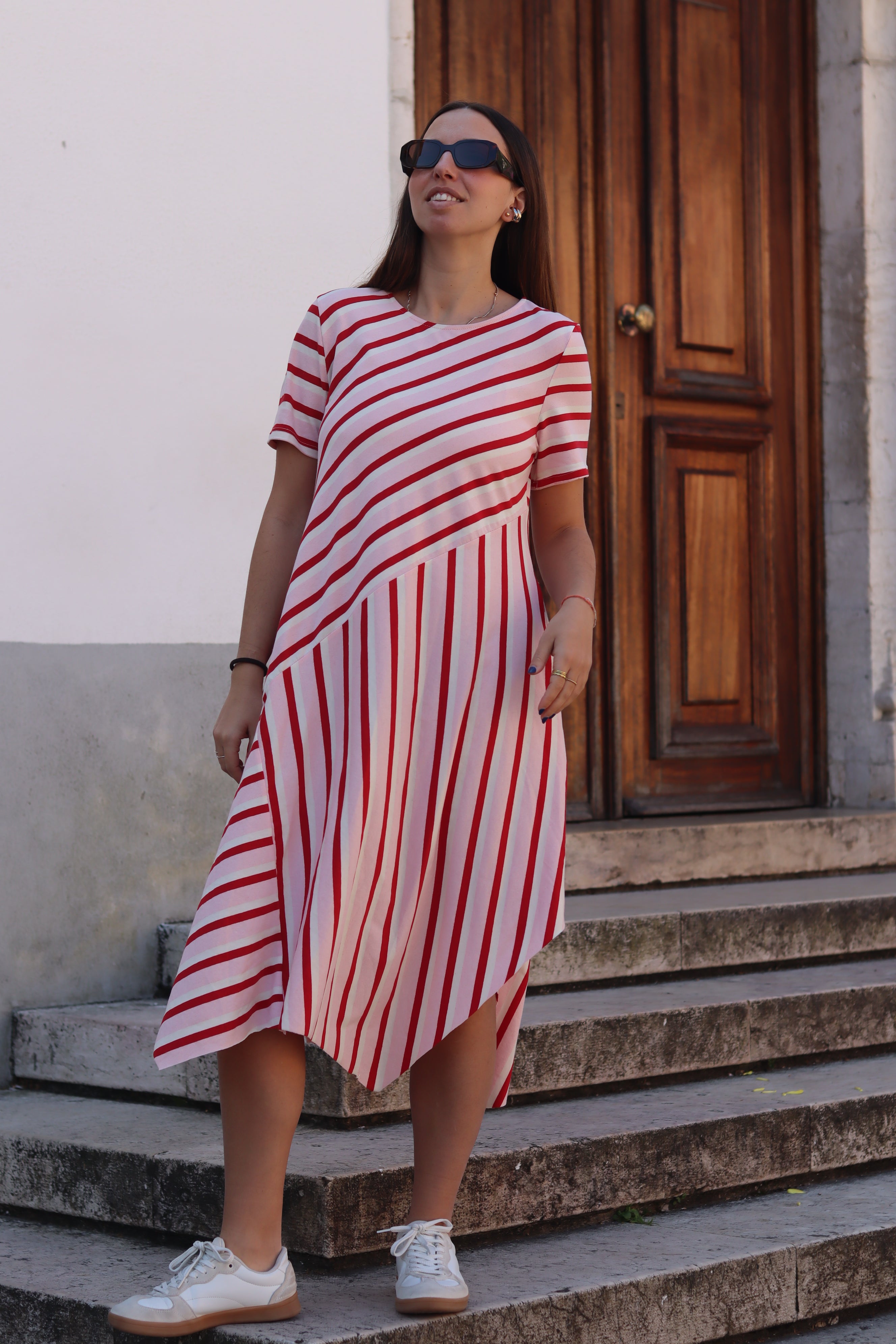 Vestido riscas