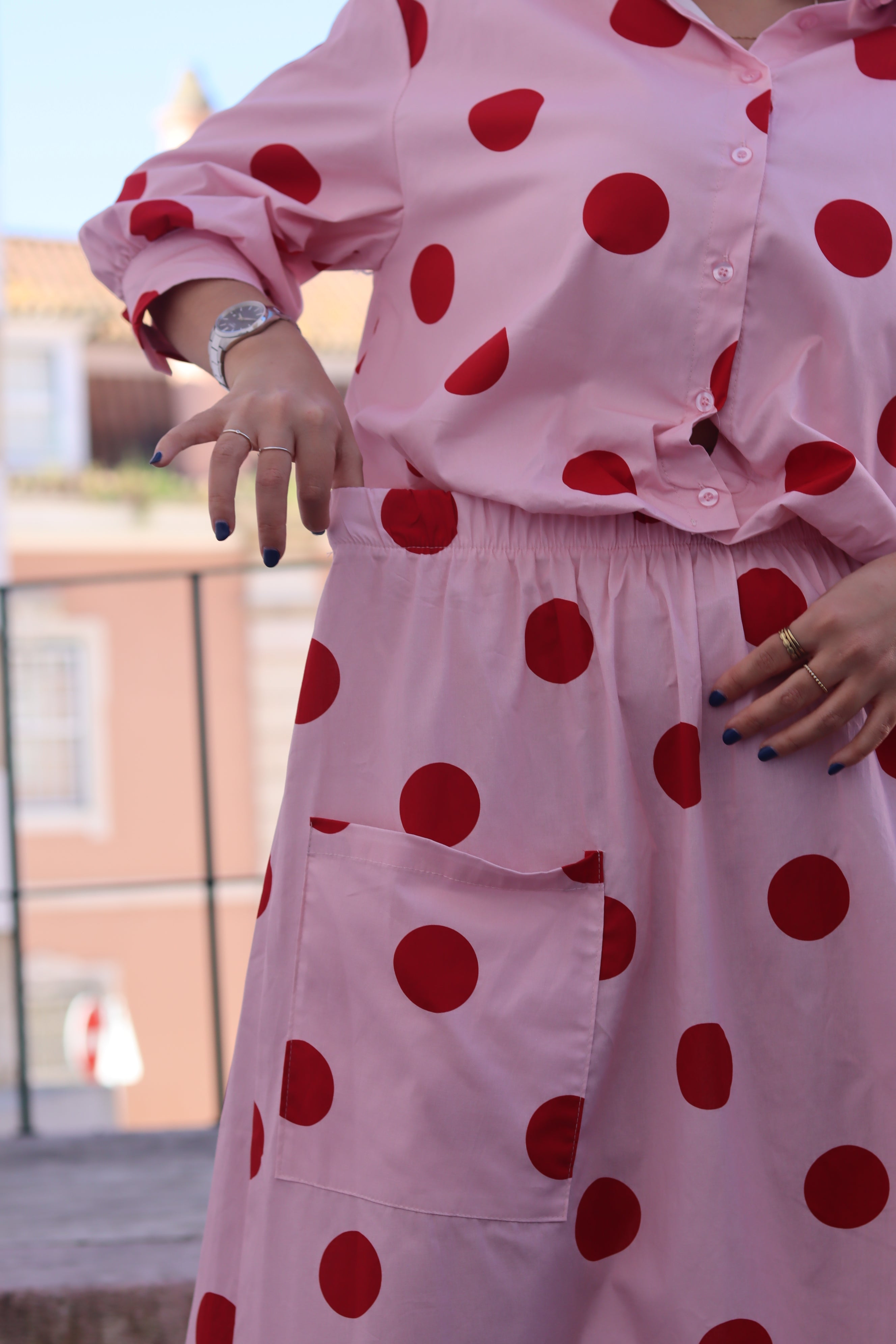 Conjunto bolas saia