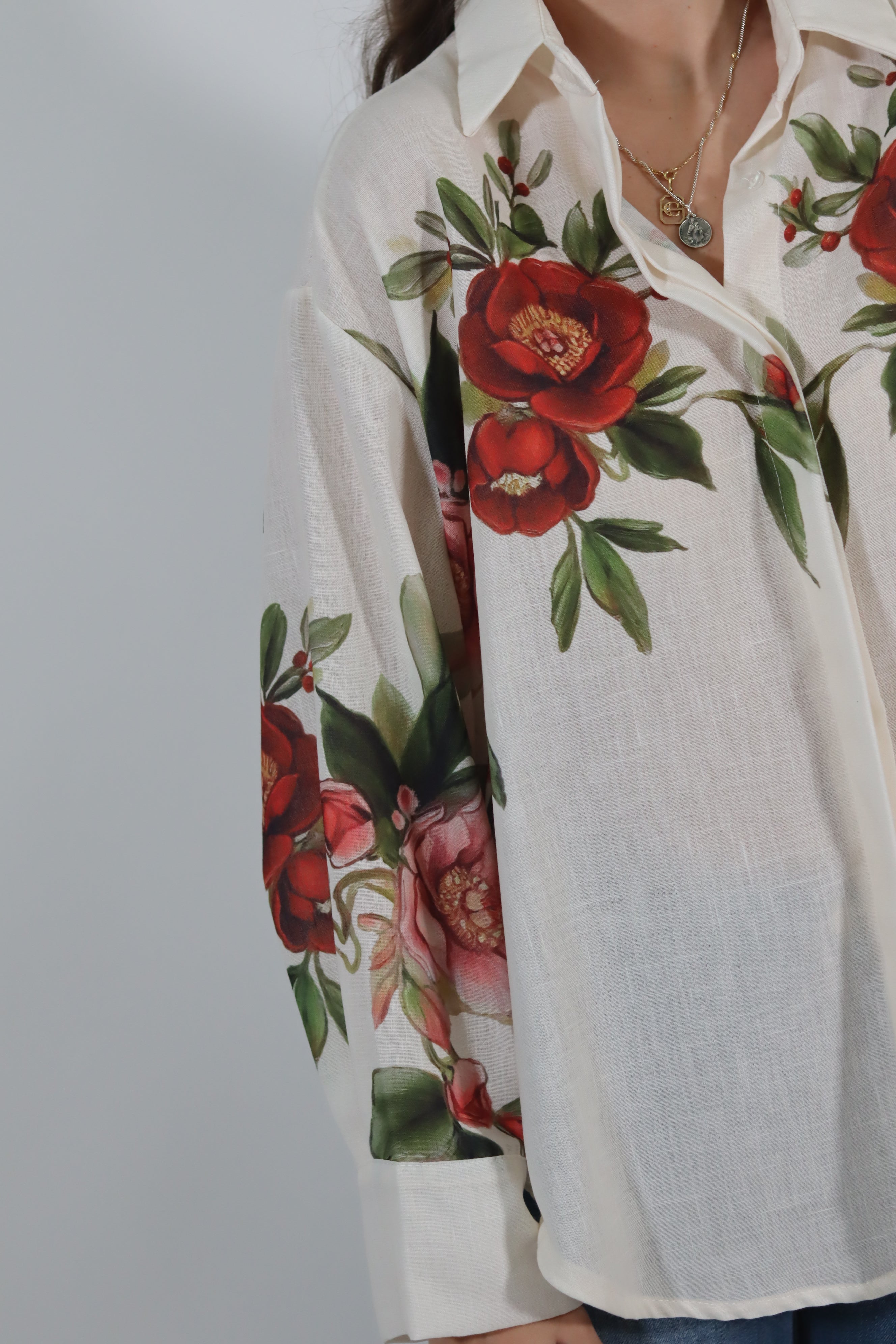 Camisa flores