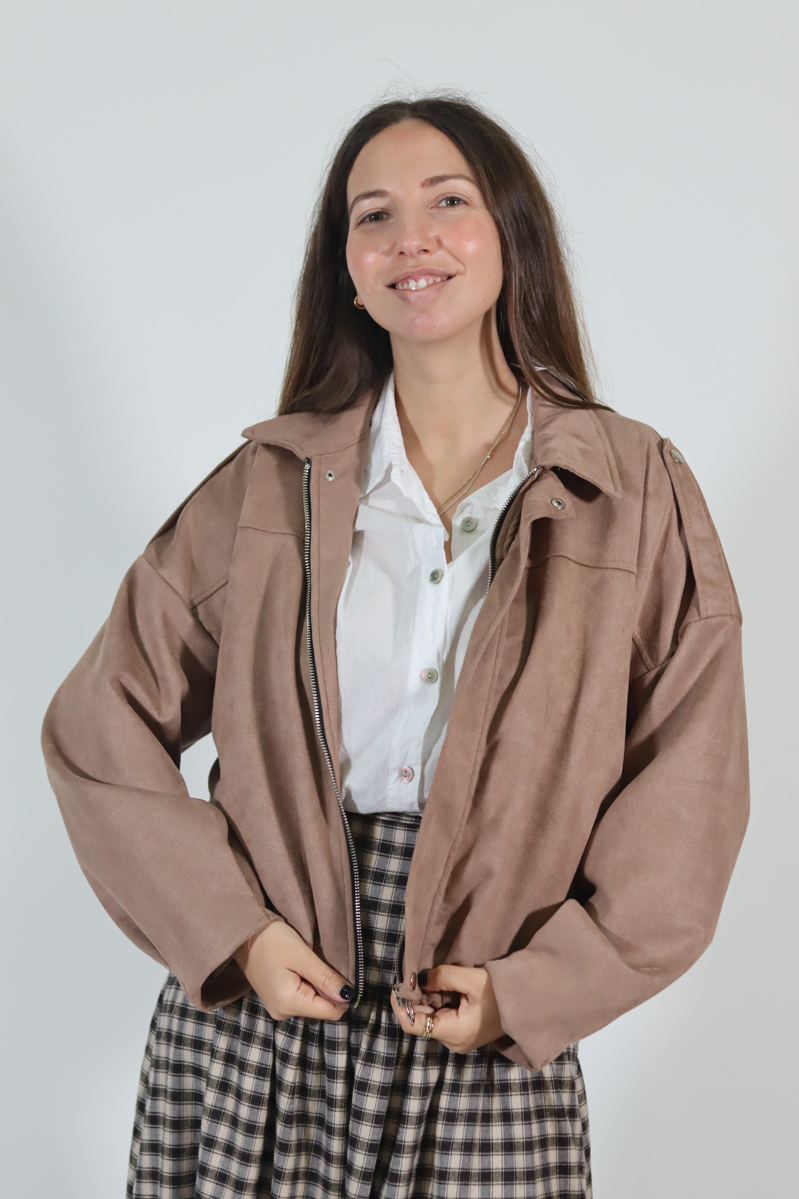 Casaco militar camel