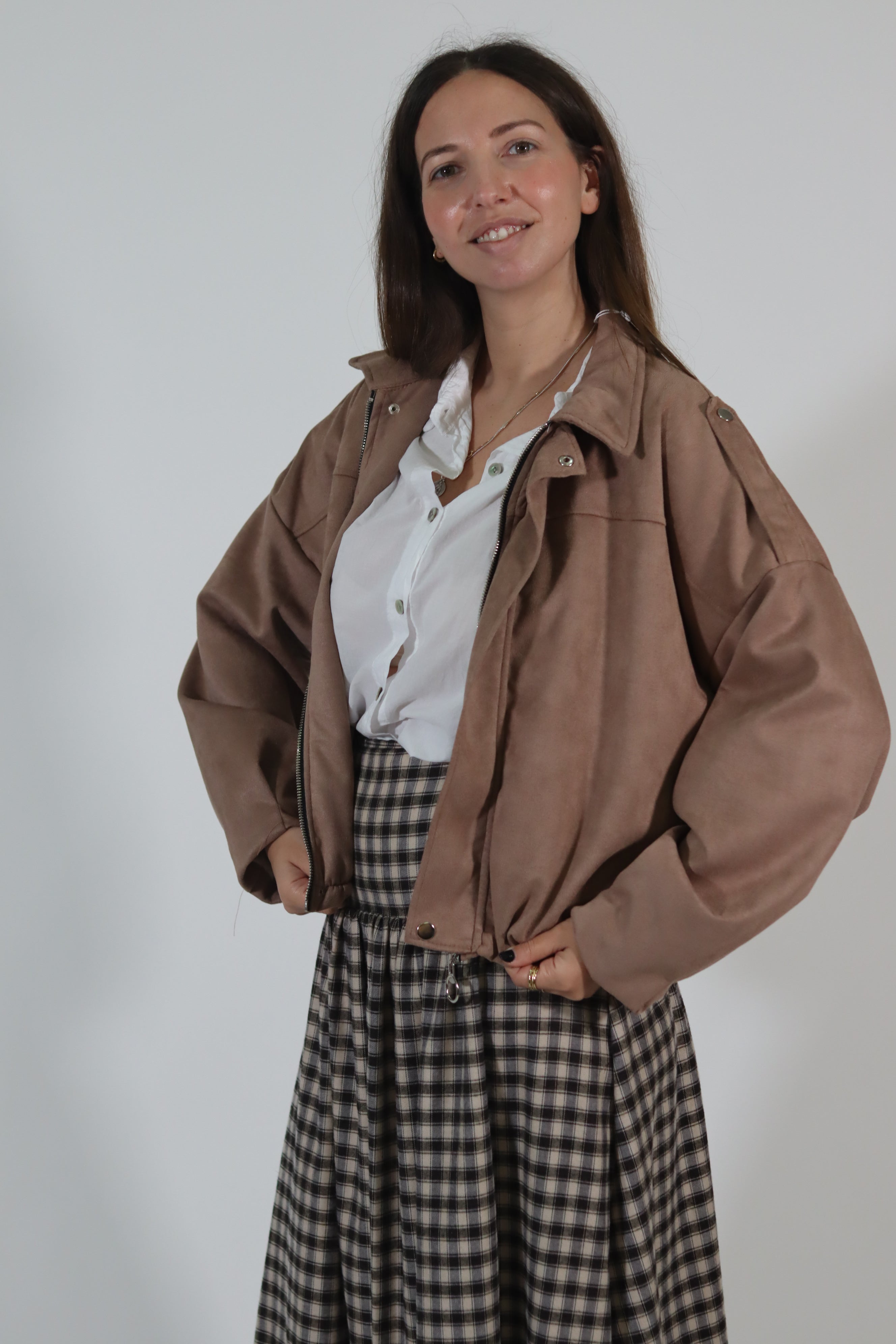 Casaco militar camel