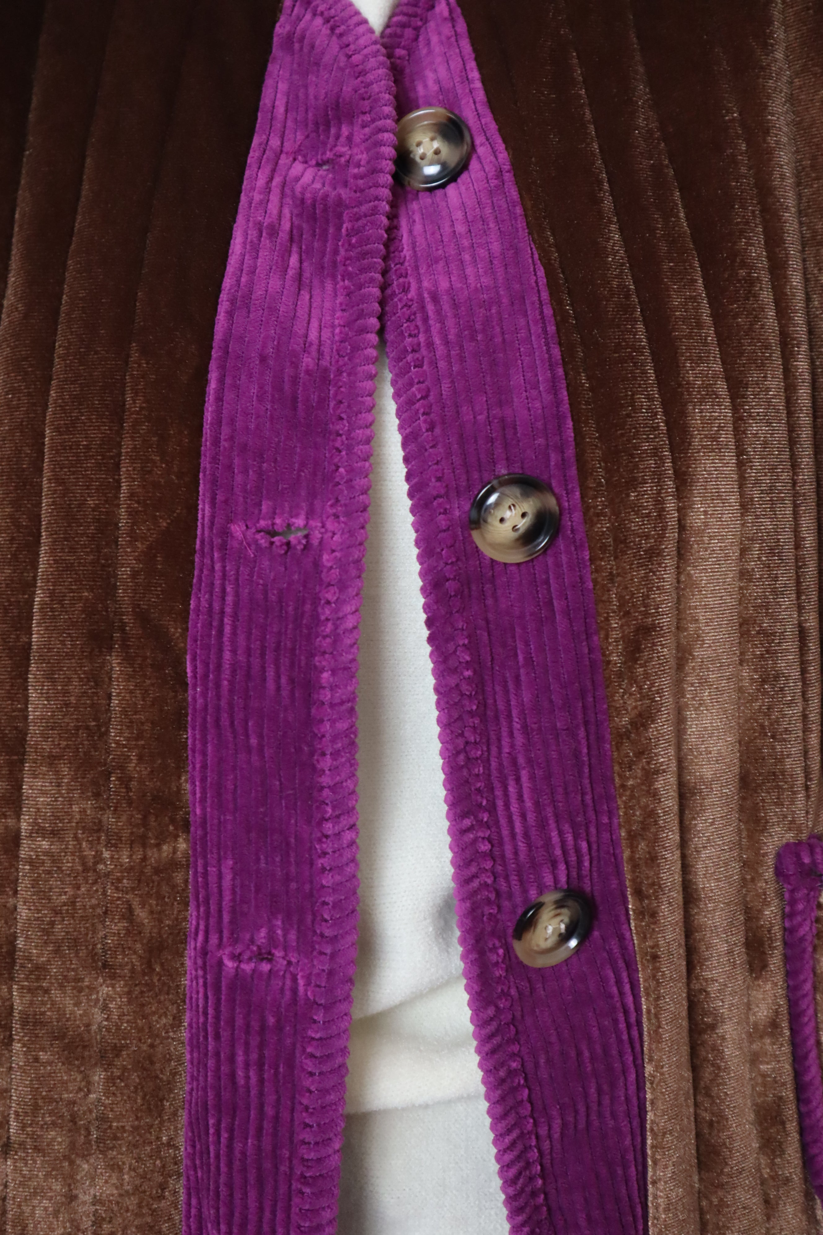 Casaco veludo bombazine