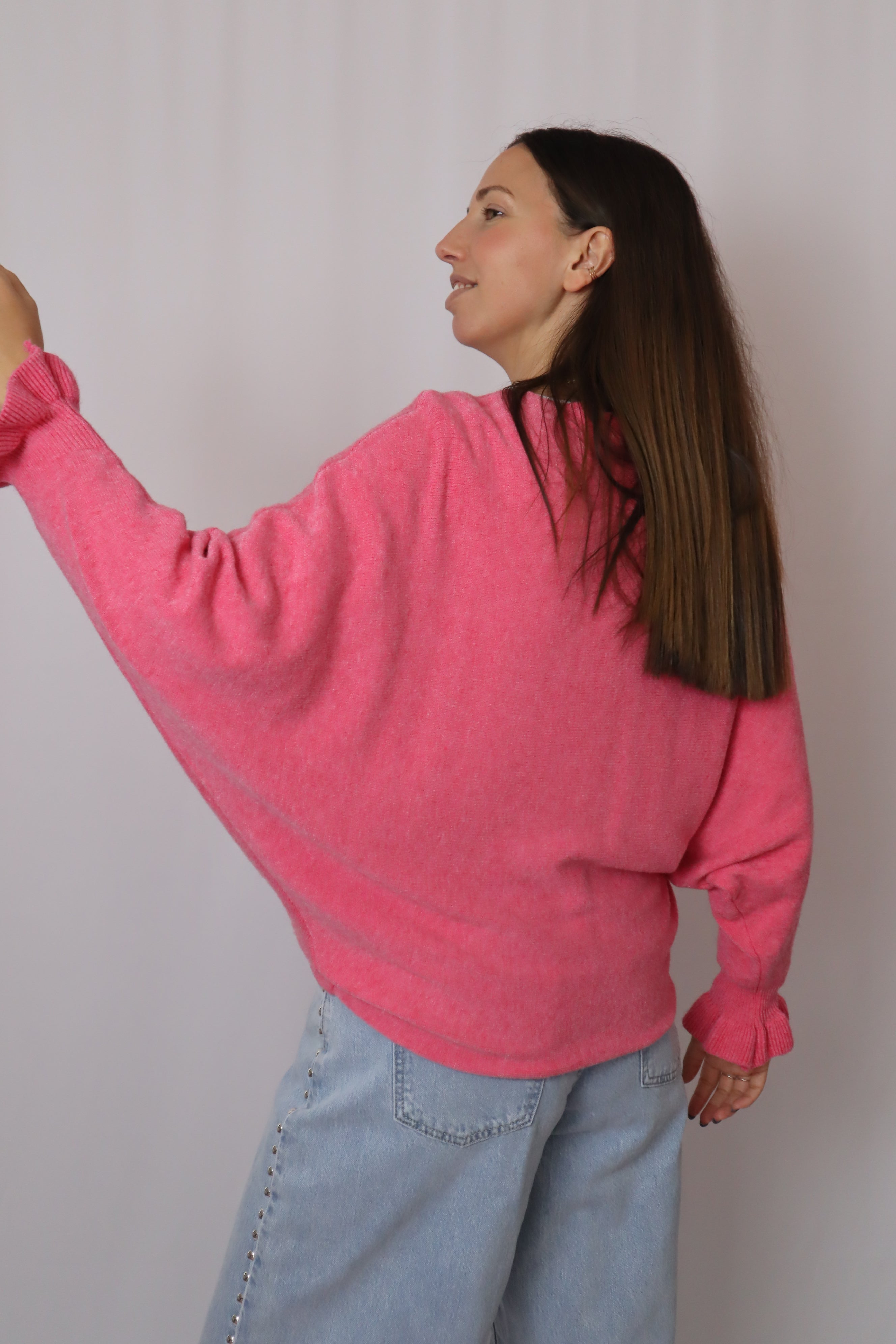 Camisola malhinha folho