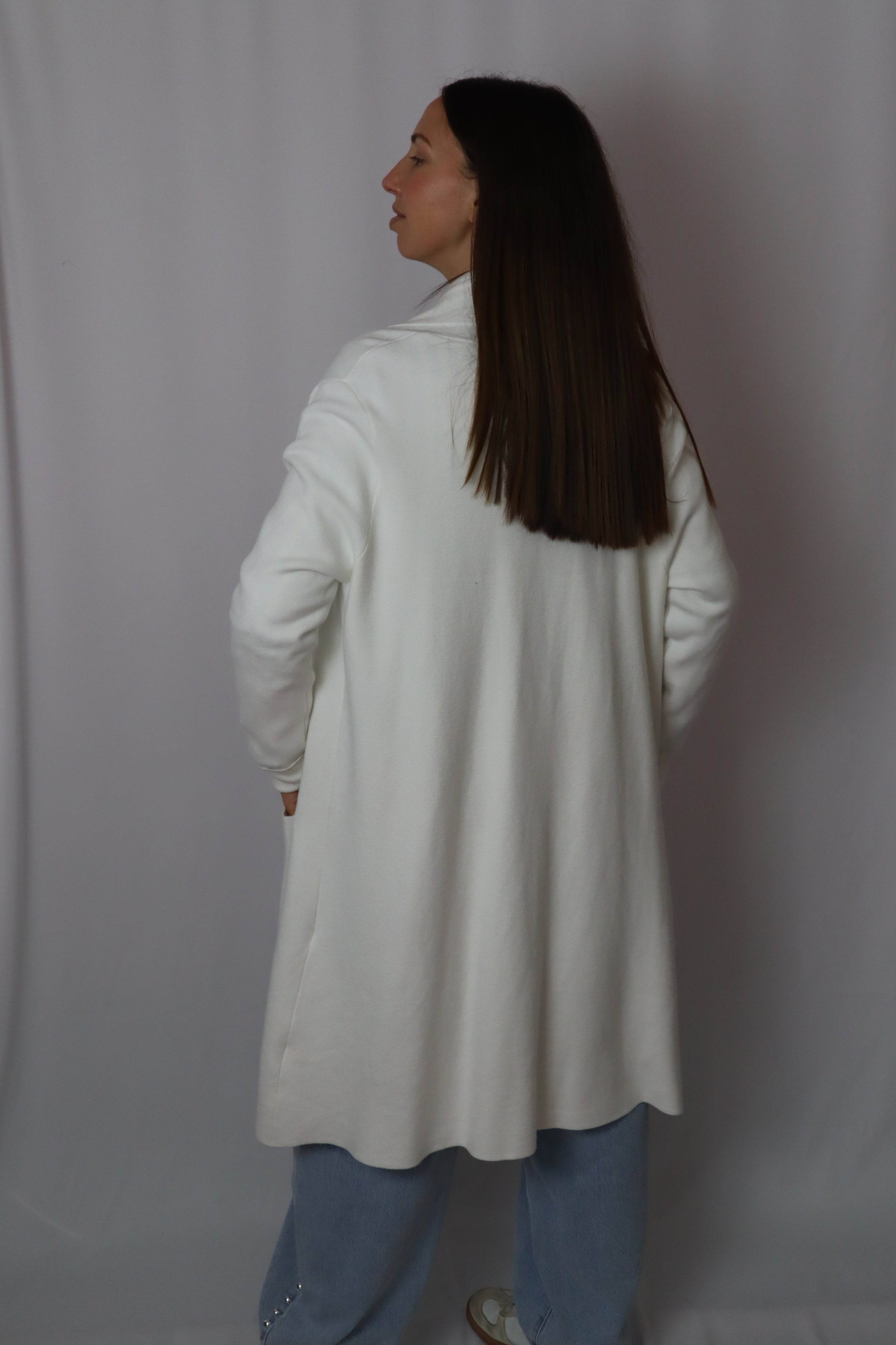 Casaco de malha comprido