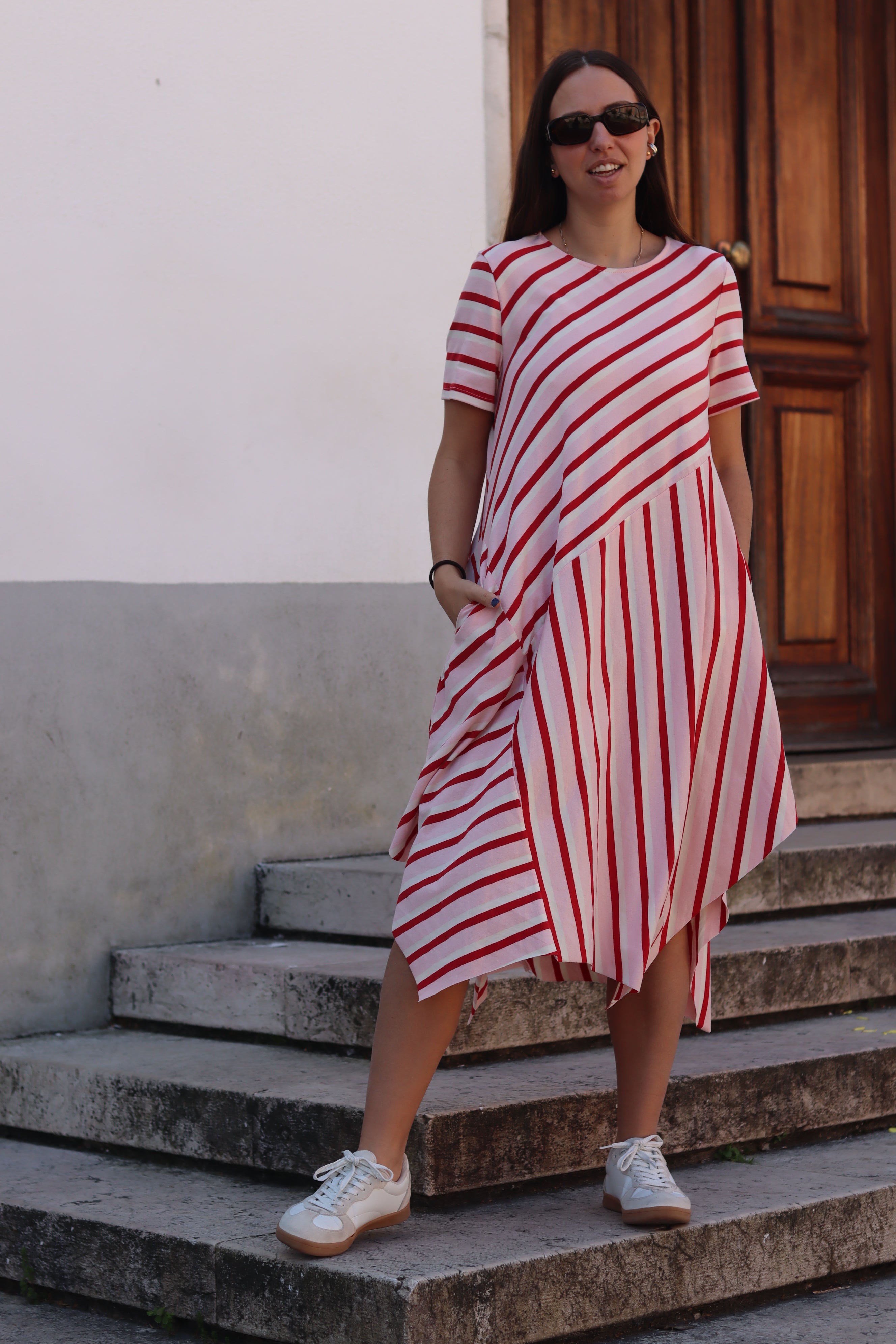 Vestido riscas