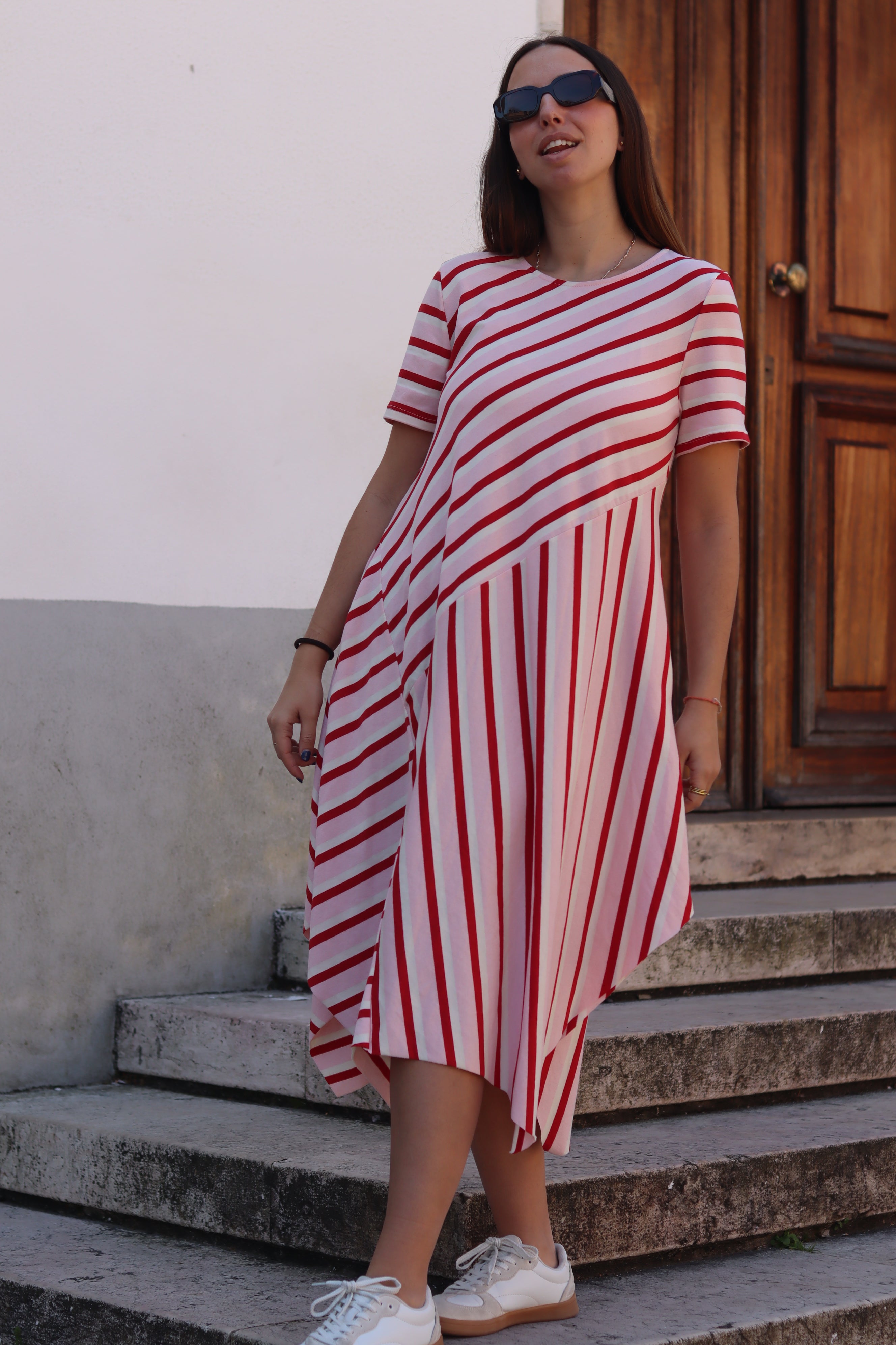 Vestido riscas