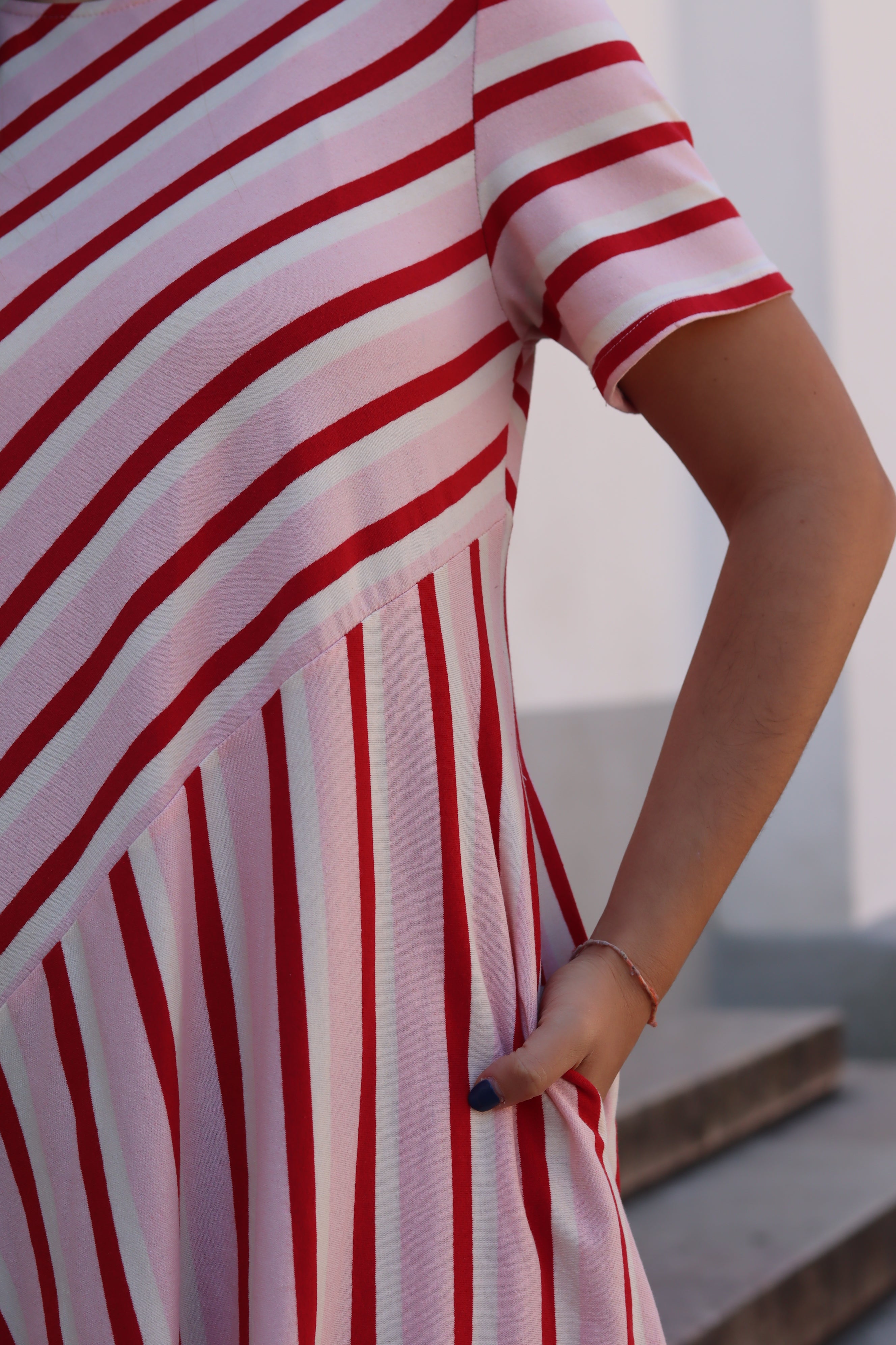 Vestido riscas