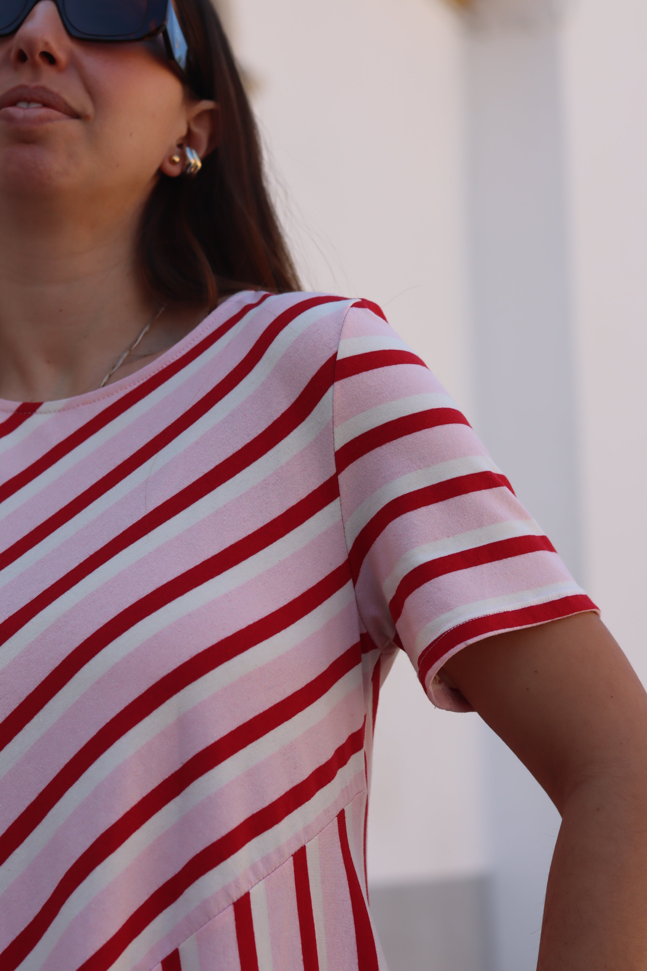 Vestido riscas