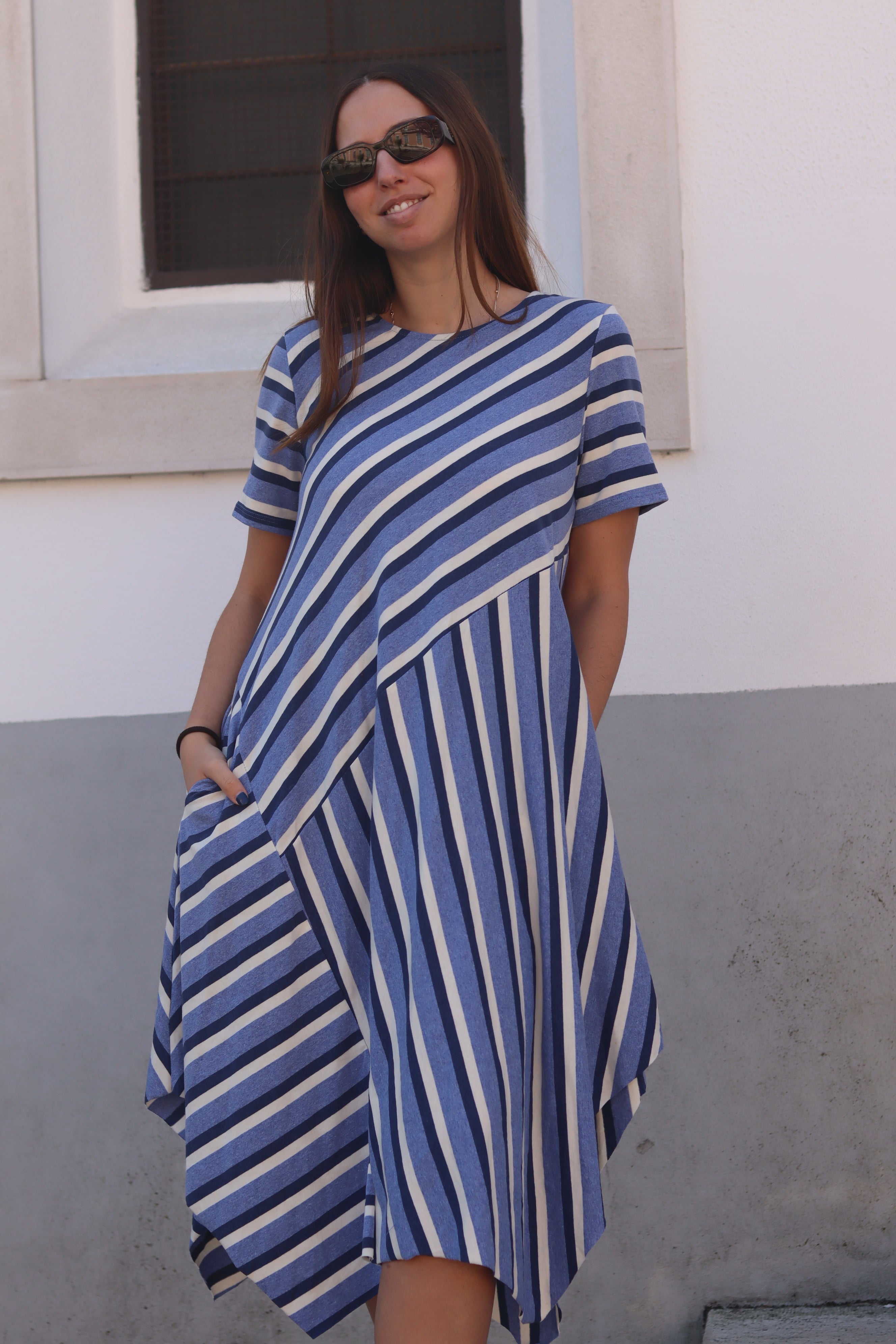 Vestido riscas